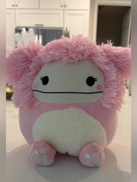 Squishmallows Other - Squishmallows Pink & Cream Fluffy Small Pet Plush